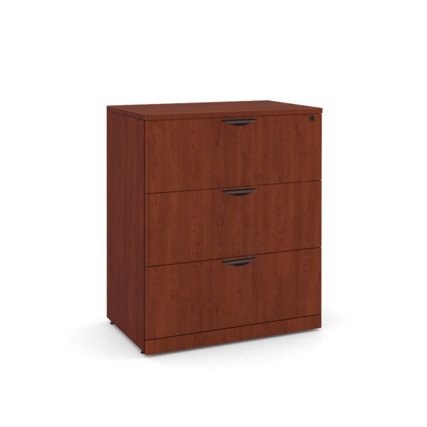 OfficeSource | OS Laminate Lateral Files | 3 Drawer Lateral File Cabinet - Image 11