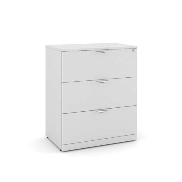 OfficeSource | OS Laminate Lateral Files | 3 Drawer Lateral File Cabinet - Image 11