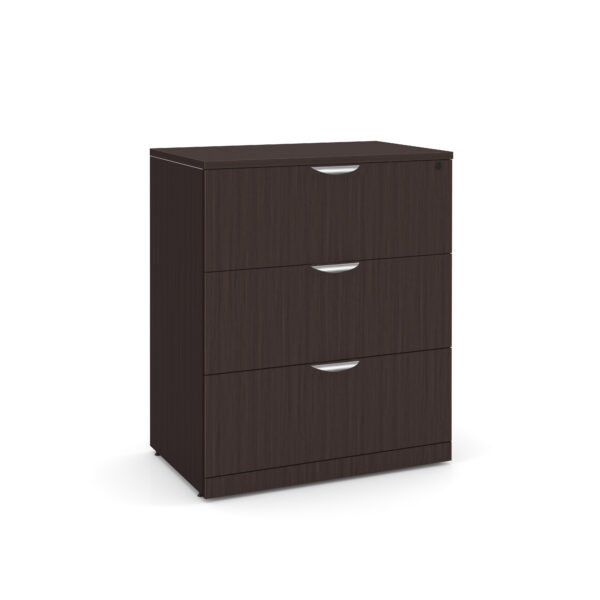 OfficeSource | OS Laminate Lateral Files | 3 Drawer Lateral File Cabinet - Image 11