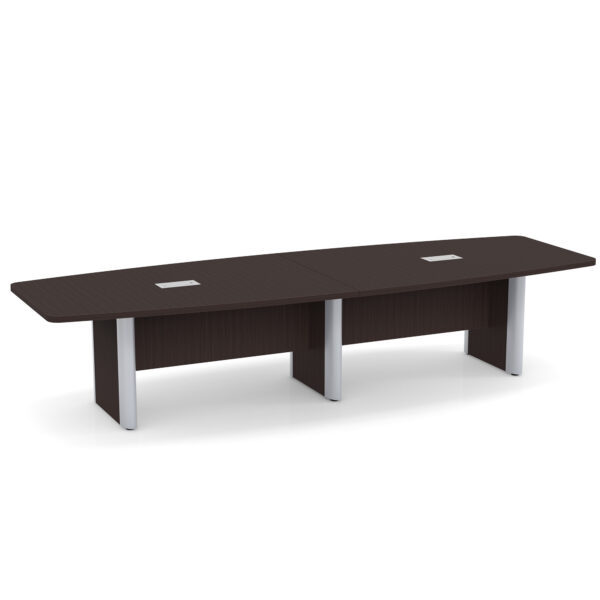 OfficeSource | OS Conference Tables | Boat Shaped Conference Table with Elliptical Base - Image 7