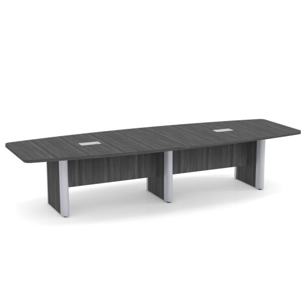 OfficeSource | OS Conference Tables | Boat Shaped Conference Table with Elliptical Base - Image 7