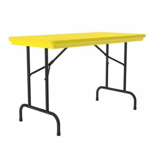 OfficeSource | Colorful Blow Mold Folding Tables | Fixed Height Blow Mold Table - 48'' x 24'' - Image 13