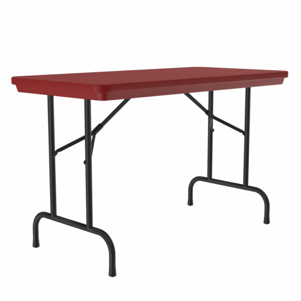 OfficeSource | Colorful Blow Mold Folding Tables | Fixed Height Blow Mold Table - 48'' x 24'' - Image 13