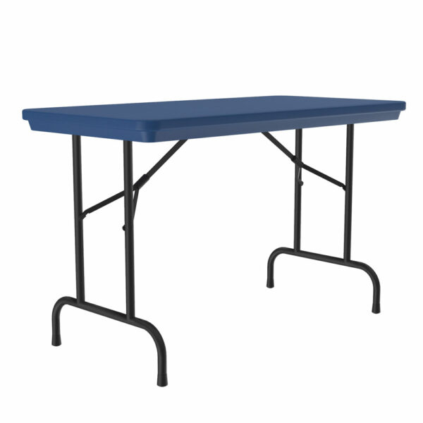 OfficeSource | Colorful Blow Mold Folding Tables | Fixed Height Blow Mold Table - 48'' x 24'' - Image 13