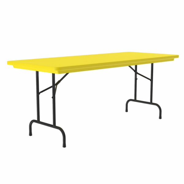 OfficeSource | Colorful Blow Mold Folding Tables | Fixed Height Blow Mold Table - 72'' x 30'' - Image 11