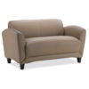 OfficeSource | Manhattan | Loveseat with Black Wood Legs - Image 7